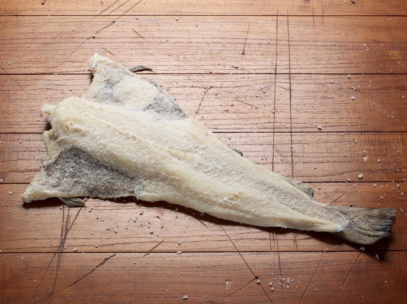 Hoja entera de bacalao salado - Imagen 1