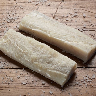 Lomo de bacalao asador salado hoja - Imagen 1